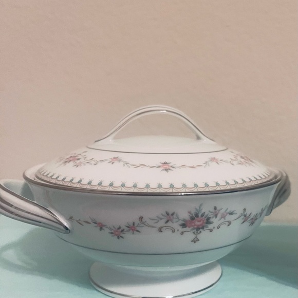 Vintage Noritake Japan Sugar Bowl and Creamer Fairmont EUC - Picture 7 of 10